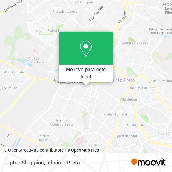 Uptec Shopping mapa