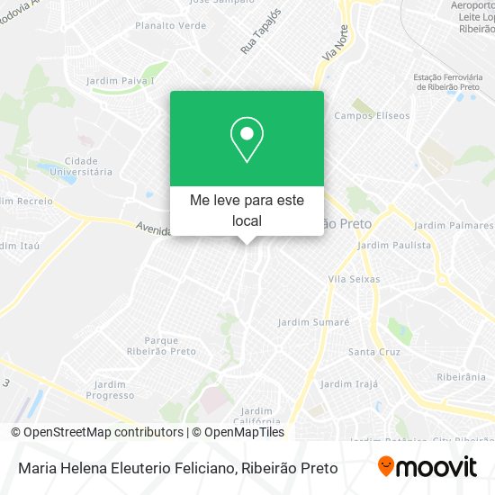 Maria Helena Eleuterio Feliciano mapa
