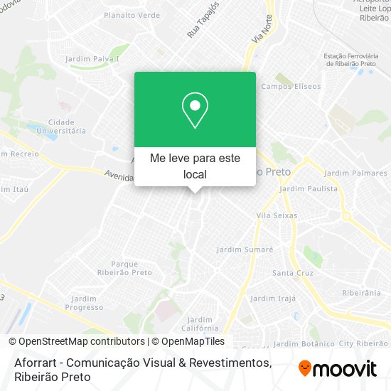 Aforrart - Comunicação Visual & Revestimentos mapa