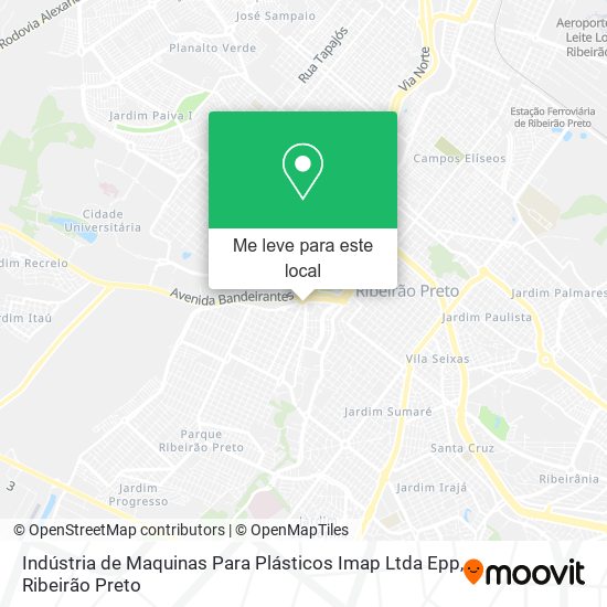 Indústria de Maquinas Para Plásticos Imap Ltda Epp mapa