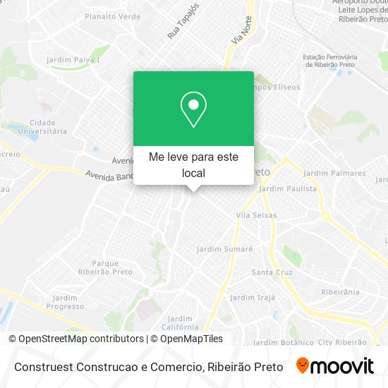 Construest Construcao e Comercio mapa