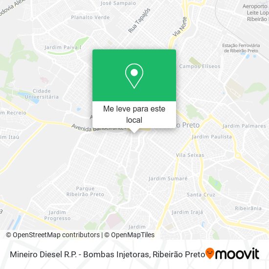 Mineiro Diesel R.P. - Bombas Injetoras mapa