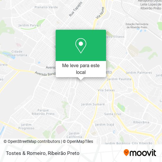 Tostes & Romeiro mapa