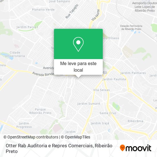 Otter Rab Auditoria e Repres Comerciais mapa