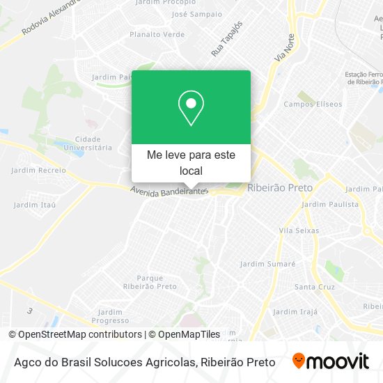 Agco do Brasil Solucoes Agricolas mapa