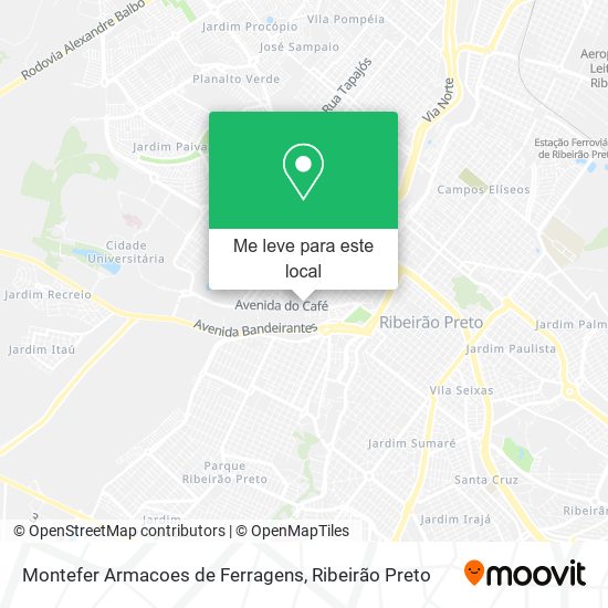 Montefer Armacoes de Ferragens mapa