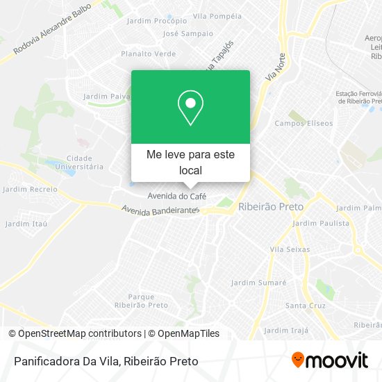 Panificadora Da Vila mapa