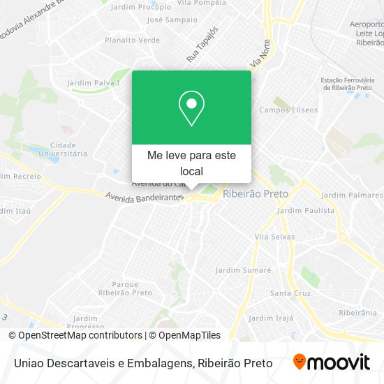 Uniao Descartaveis e Embalagens mapa