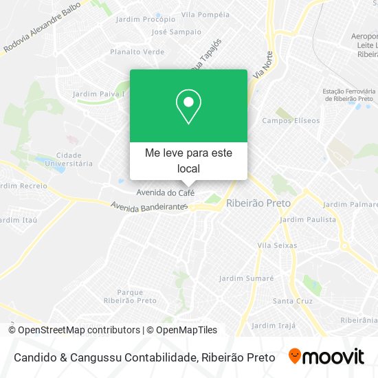 Candido & Cangussu Contabilidade mapa