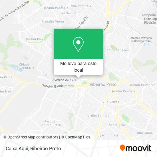 Caixa Aqui mapa