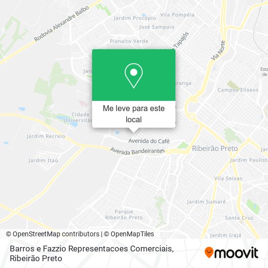 Barros e Fazzio Representacoes Comerciais mapa