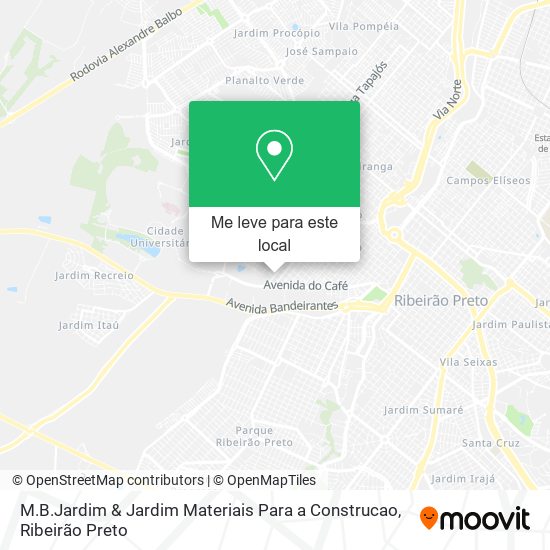 M.B.Jardim & Jardim Materiais Para a Construcao mapa