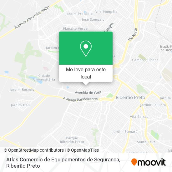 Atlas Comercio de Equipamentos de Seguranca mapa