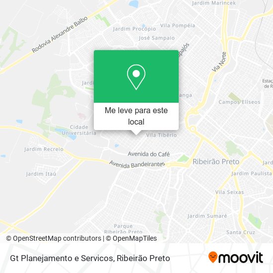 Gt Planejamento e Servicos mapa