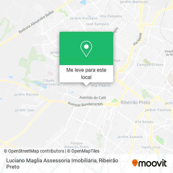 Luciano Maglia Assessoria Imobiliária mapa