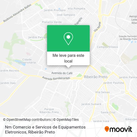 Nm Comercio e Servicos de Equipamentos Eletronicos mapa