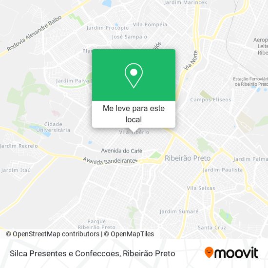 Silca Presentes e Confeccoes mapa