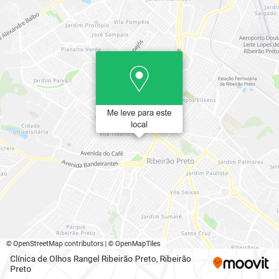 Clínica de Olhos Rangel Ribeirão Preto mapa