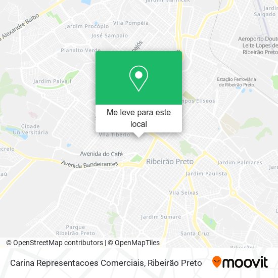 Carina Representacoes Comerciais mapa