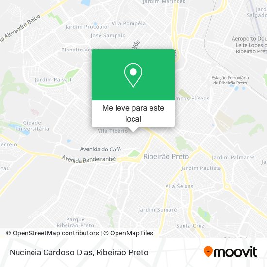 Nucineia Cardoso Dias mapa