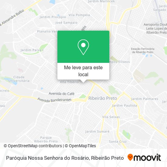 Paróquia Nossa Senhora do Rosário mapa
