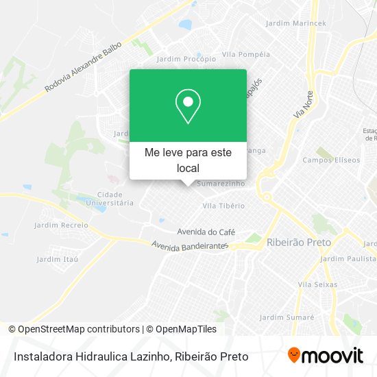 Instaladora Hidraulica Lazinho mapa