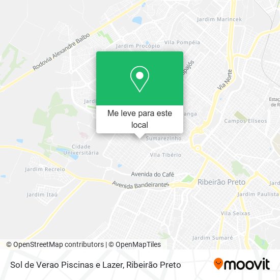 Sol de Verao Piscinas e Lazer mapa