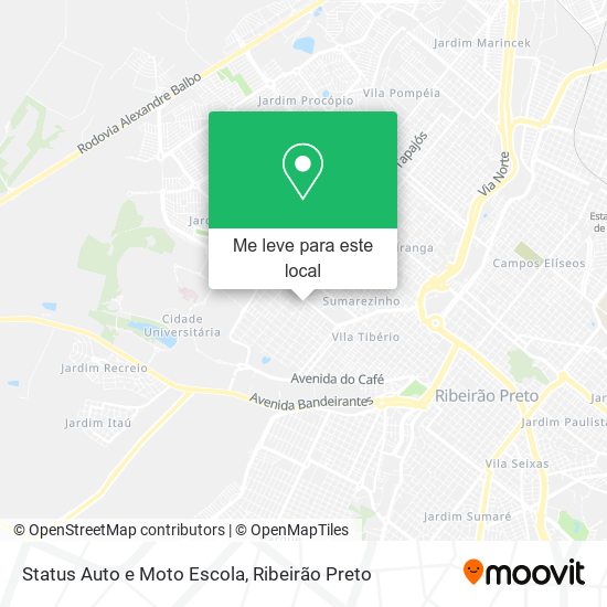 Status Auto e Moto Escola mapa