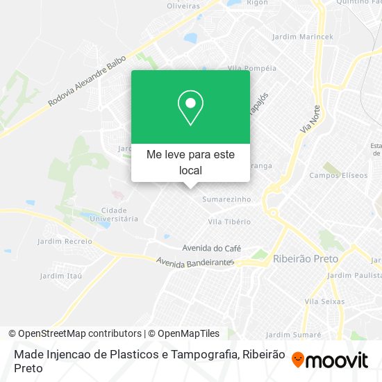 Made Injencao de Plasticos e Tampografia mapa