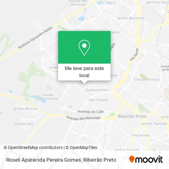 Roseli Aparecida Pereira Gomes mapa