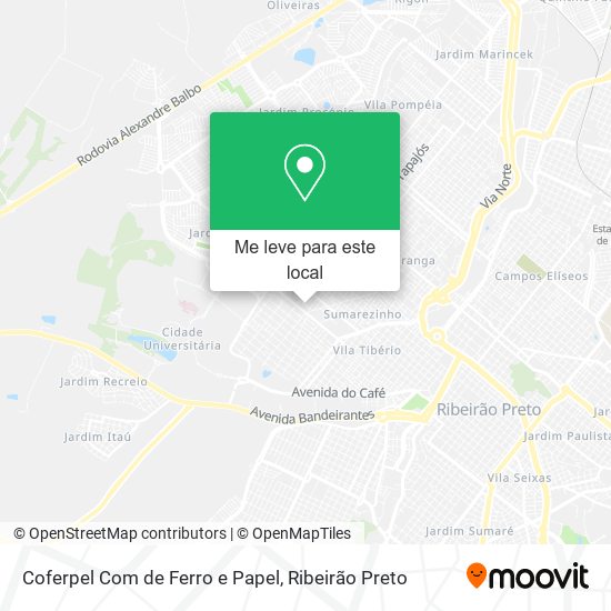 Coferpel Com de Ferro e Papel mapa