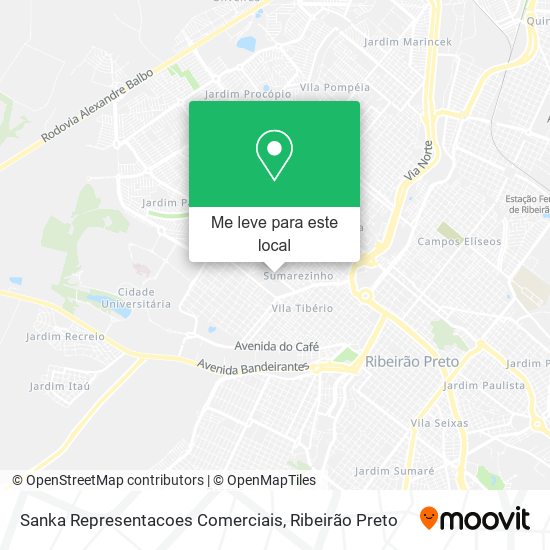 Sanka Representacoes Comerciais mapa