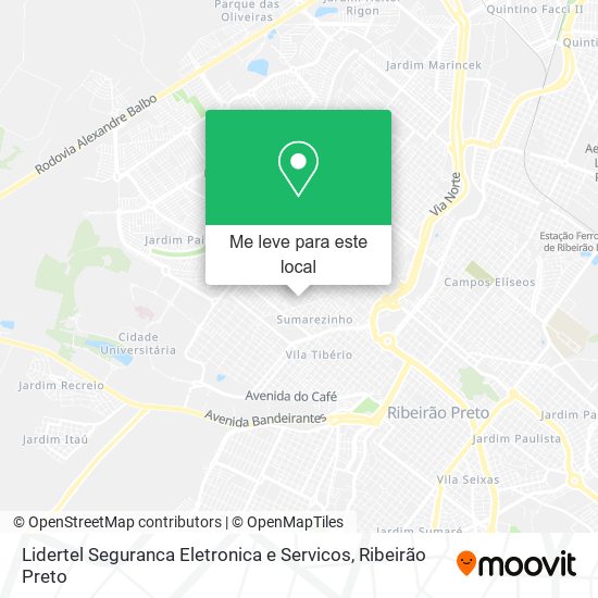 Lidertel Seguranca Eletronica e Servicos mapa