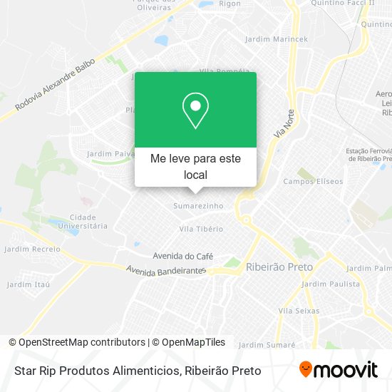 Star Rip Produtos Alimenticios mapa