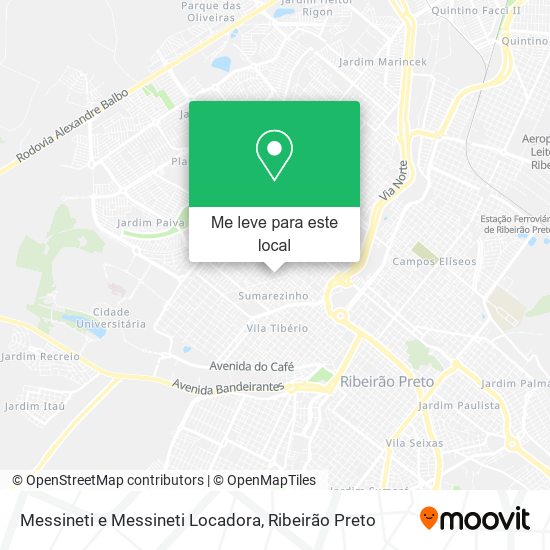 Messineti e Messineti Locadora mapa