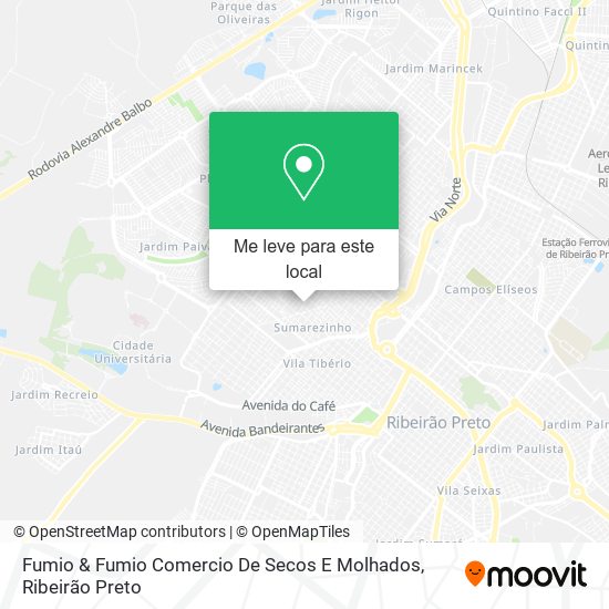 Fumio & Fumio Comercio De Secos E Molhados mapa