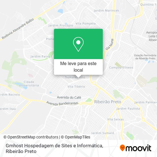 Gmhost Hospedagem de Sites e Informática mapa