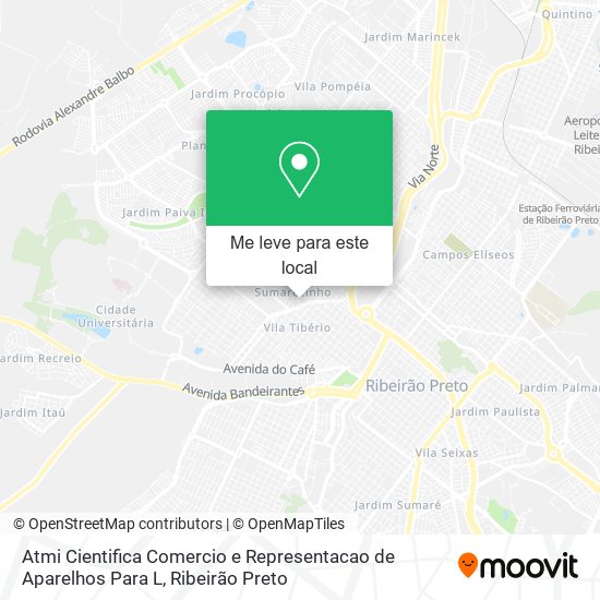 Atmi Cientifica Comercio e Representacao de Aparelhos Para L mapa