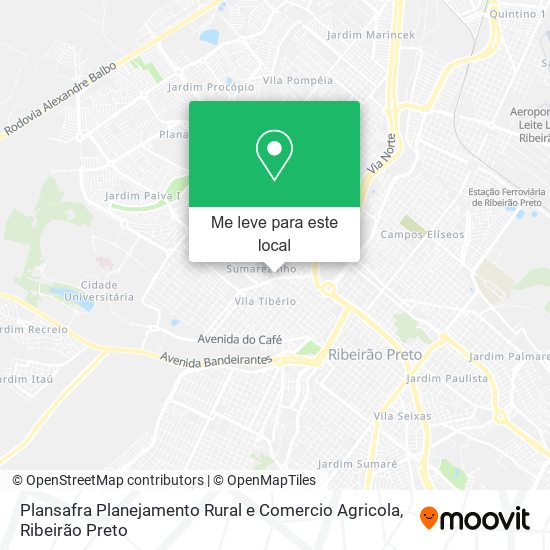 Plansafra Planejamento Rural e Comercio Agricola mapa