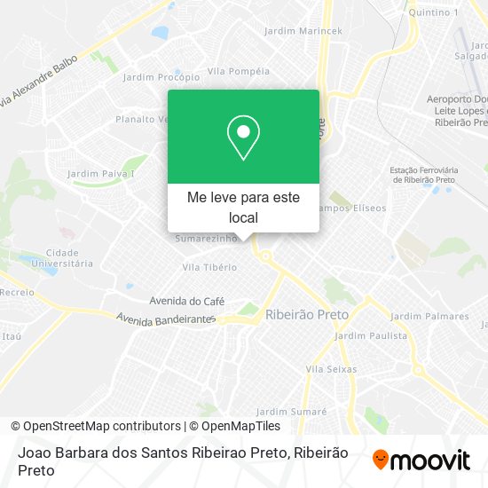 Joao Barbara dos Santos Ribeirao Preto mapa