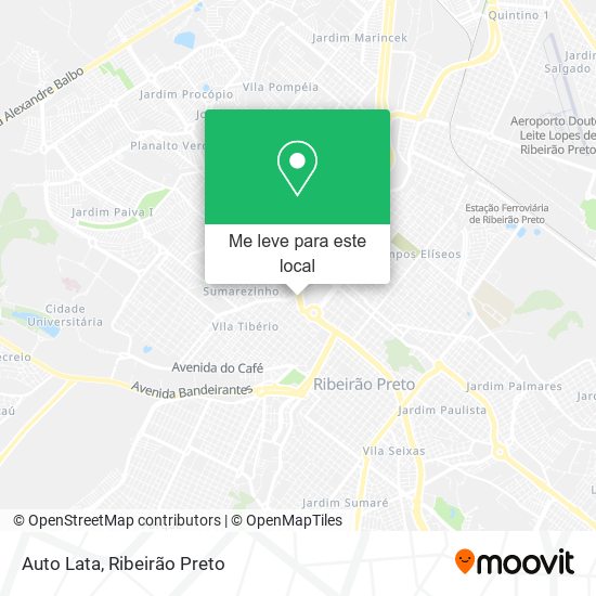 Auto Lata mapa