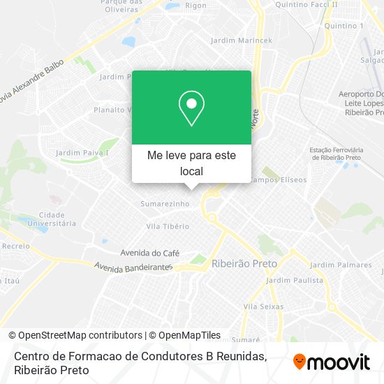 Centro de Formacao de Condutores B Reunidas mapa