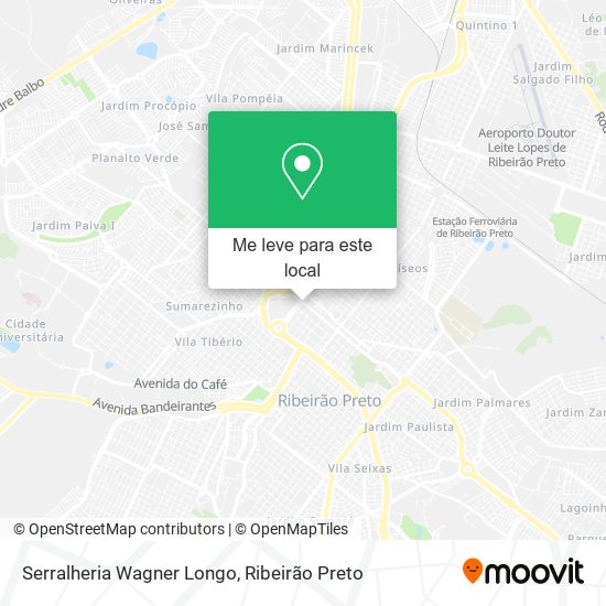 Serralheria Wagner Longo mapa