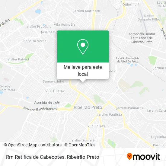 Rm Retifica de Cabecotes mapa