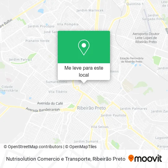 Nutrisolution Comercio e Transporte mapa