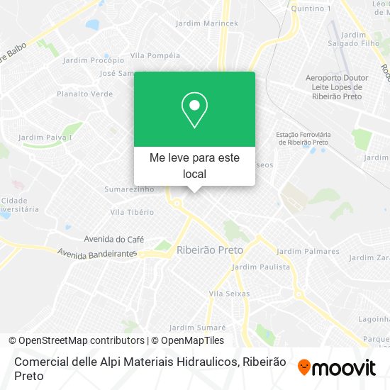 Comercial delle Alpi Materiais Hidraulicos mapa