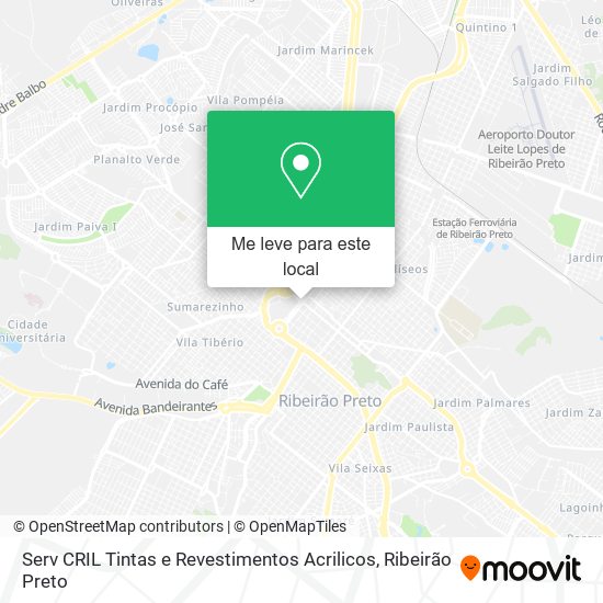 Serv CRIL Tintas e Revestimentos Acrilicos mapa