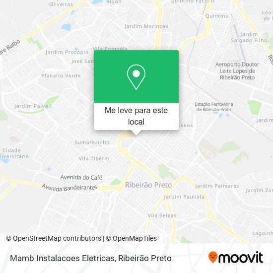 Mamb Instalacoes Eletricas mapa