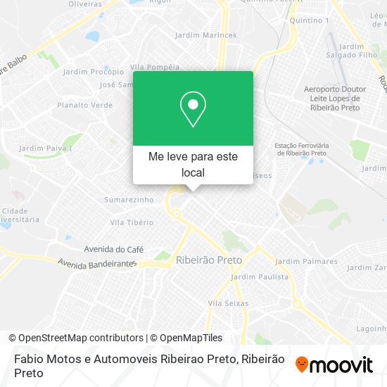 Fabio Motos e Automoveis Ribeirao Preto mapa