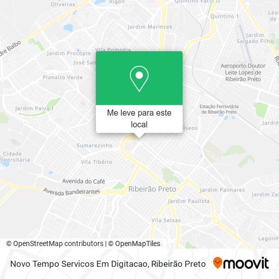 Novo Tempo Servicos Em Digitacao mapa